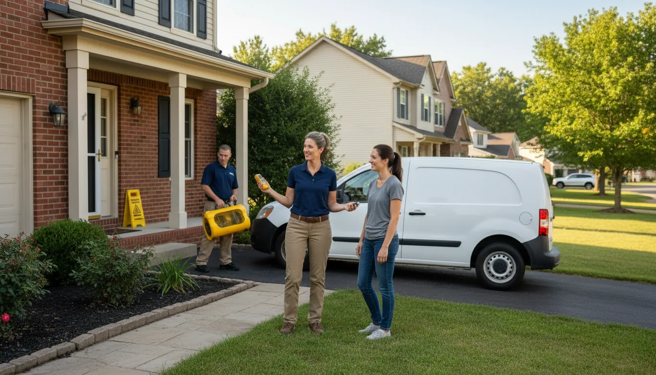 Residential water damage restoration in Butte, MT